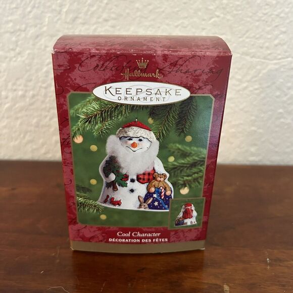 Hallmark Keepsake Ornament Cool Character Snowman 2000 - Picture 1 of 9